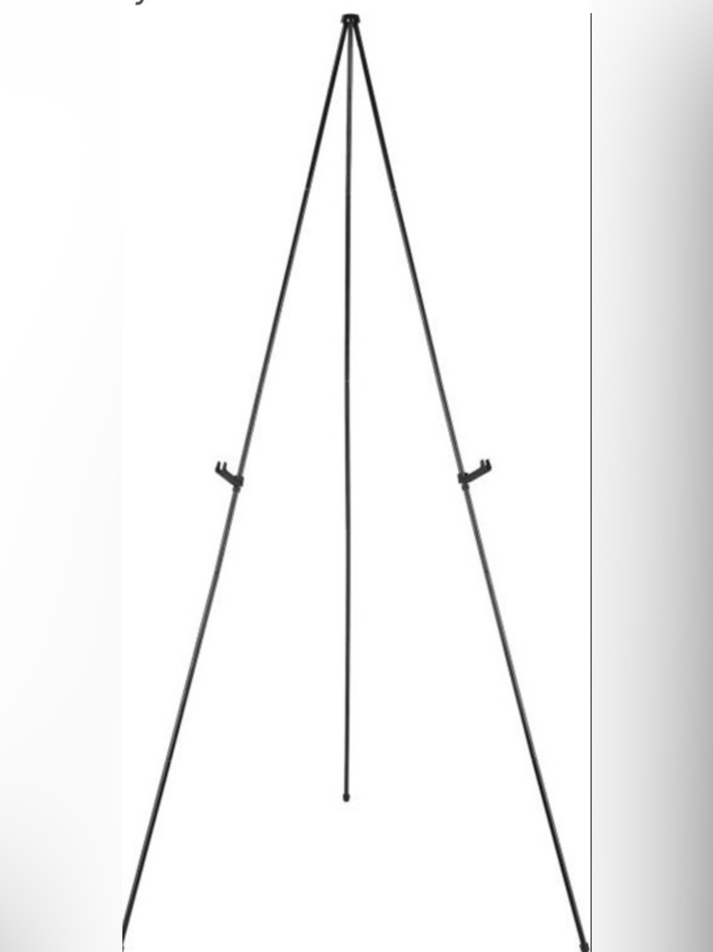Black Metal Tripod Display Easel for Home Accents